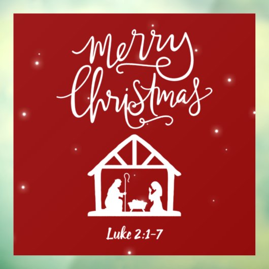 クリスマス出生メリークリスマス ウィンドウサイン (シート3)