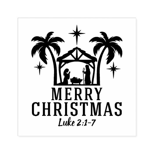 クリスマス出生メリークリスマス ラバースタンプ (インプリント)