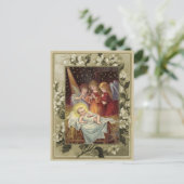 クリスマス出生ヴィンテージ再生はがき シーズンポストカード (スタンド正面)