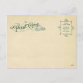 クリスマス出生ヴィンテージ再生はがき シーズンポストカード (裏面)