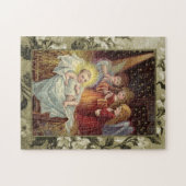 クリスマス出生ヴィンテージ再生 ジグソーパズル (横)