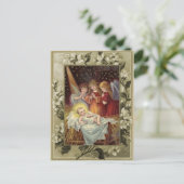 クリスマス出生ヴィンテージ再生 ポストカード (スタンド正面)