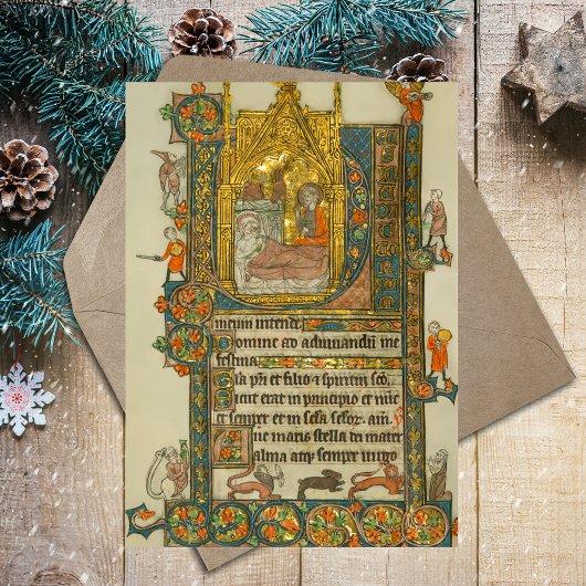 クリスマス出生中世キリスト教カトリック シーズンカード