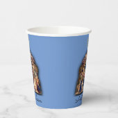 クリスマス出生崇拝ベビーイエス 紙コップ (左)