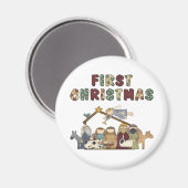 クリスマス出生磁石 マグネット (正面/裏面)