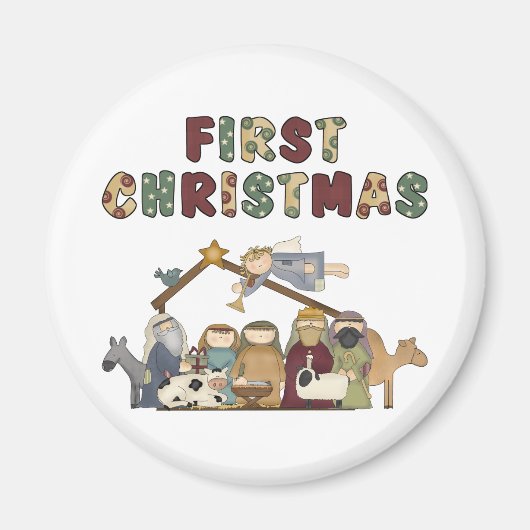 クリスマス出生磁石 マグネット (正面)