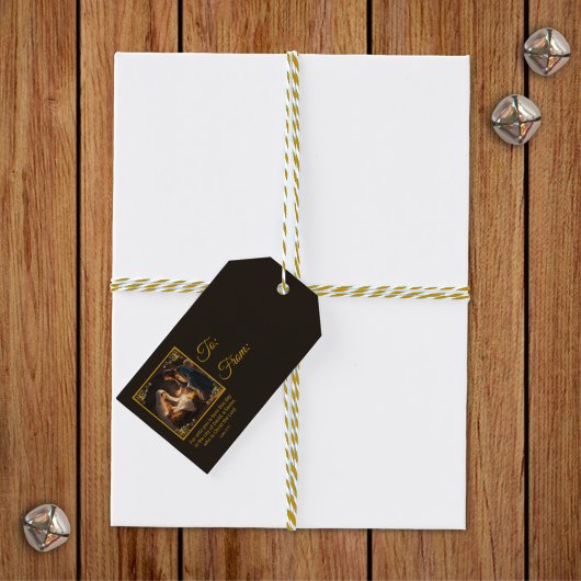 クリスマス出生神聖な家族宗教 ギフトタグ