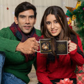 クリスマス出生神聖な家族宗教 コーヒーマグカップ