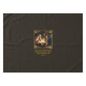 クリスマス出生神聖な家族宗教 テーブルクロス (正面(横))