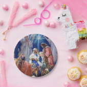 クリスマス出生紙プレート ペーパープレート (パーティー)