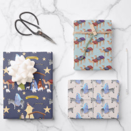 クリスマス出生紙 ラッピングペーパーシート