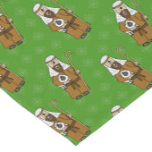 クリスマス出生羊飼い羊のパターン ショートテーブルランナー (コーナー)