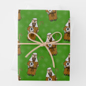 クリスマス出生羊飼い羊のパターン ラッピングペーパーシート (インサイチュ)