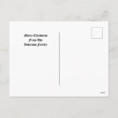 クリスマス出生聖なる夜18世紀の芸術 シーズンポストカード (裏面)