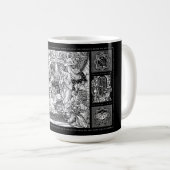 クリスマス出生誕生オブイエスマリア·ジョセフ コーヒーマグカップ (正面右)