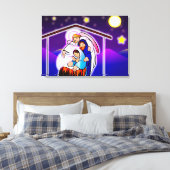 クリスマス出生 キャンバスプリント (インサイチュ (寝室))