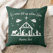 クリスマス出生 クッション (ブランケット)