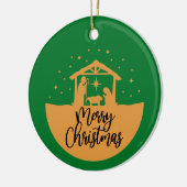 クリスマス出生 – クリスマスオーナメント (左)