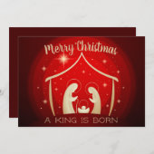 クリスマス出生 シーズンカード (正面/裏面)