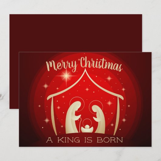 クリスマス出生 シーズンカード (正面/裏面)