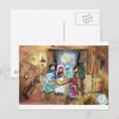 クリスマス出生 シーズンポストカード (正面/裏面)