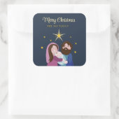 クリスマス出生 スクエアシール (バッグ)