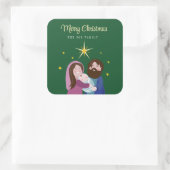 クリスマス出生 スクエアシール (バッグ)