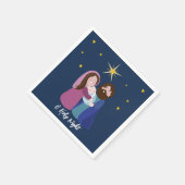 クリスマス出生 スタンダードカクテルナプキン (角)