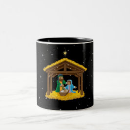 クリスマス出生 ツートーンマグカップ