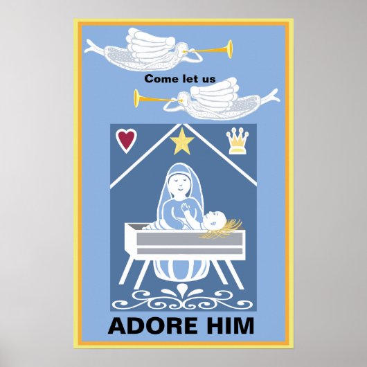 クリスマス出生 ポスター (正面)