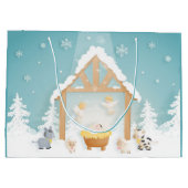 クリスマス出生 ラージペーパーバッグ (裏面)