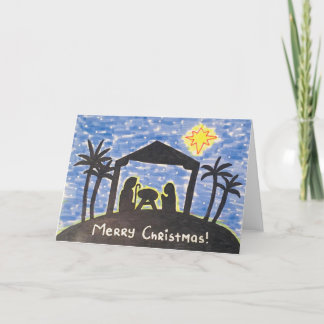 クリスマス出生 案内状