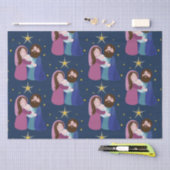 クリスマス出生 薄葉紙 (クラフト)