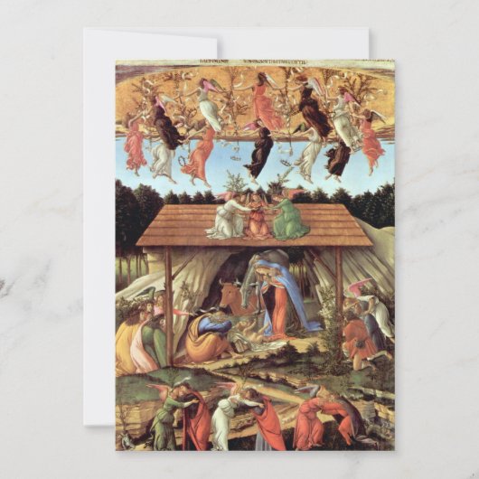 クリスマス出生、誕生のBotticelli著 (正面)