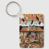 クリスマス出生、誕生のBotticelli著 キーホルダー (正面)