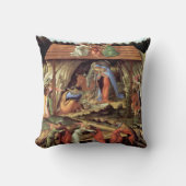 クリスマス出生、誕生のBotticelli著 クッション (正面)