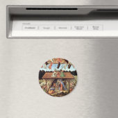 クリスマス出生、誕生のBotticelli著 マグネット (インサイチュ (食洗機))