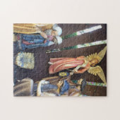 クリスマス出生。M、J、エンジェル。サニベルはアメリカ合衆国。 ジグソーパズル (横)