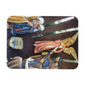 クリスマス出生。M、J、エンジェル。サニベルはアメリカ合衆国。 マグネット (横)