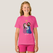 クリスマス出生 Tシャツ (正面フル)