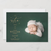 クリスマス出産のお知らせ もう少しの喜びを シーズンカード (正面)