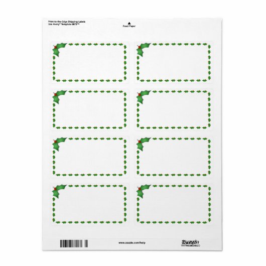 クリスマス出荷ラベル ラベル (フルシート)