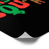 クリスマス分隊ジンジャーブレッドクリスマスファミリークルーメンズW ポスター (角)