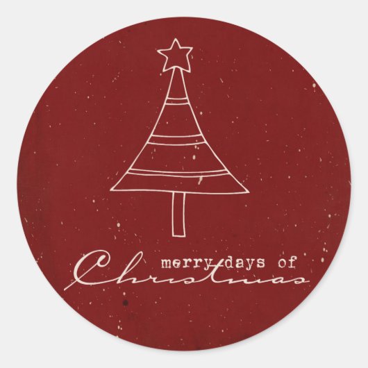 クリスマス切手 ラウンドシール (正面)