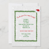 クリスマス切手 招待状 (裏面)