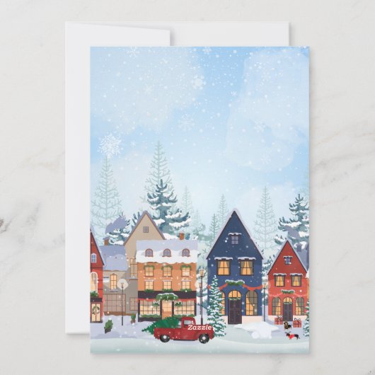 クリスマス列車の冬 シーズンカード (裏面)