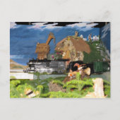 クリスマス列車はがき シーズンポストカード (正面)