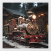 クリスマス列車 ウィンドウサイン (シート)