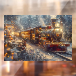 クリスマス列車 ウィンドウサイン