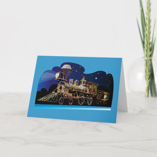 クリスマス列車 シーズンカード (正面)